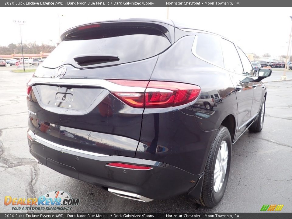 2020 Buick Enclave Essence AWD Dark Moon Blue Metallic / Dark Galvinized/Ebony Photo #8