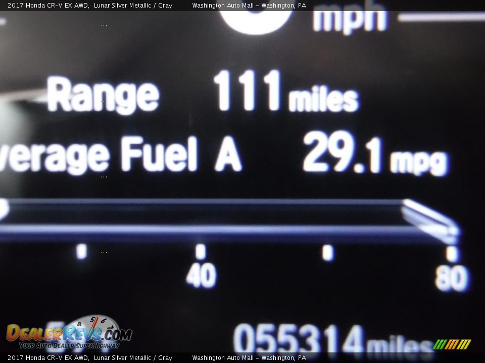 2017 Honda CR-V EX AWD Lunar Silver Metallic / Gray Photo #32