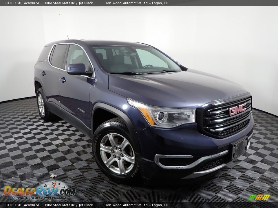 2018 GMC Acadia SLE Blue Steel Metallic / Jet Black Photo #4