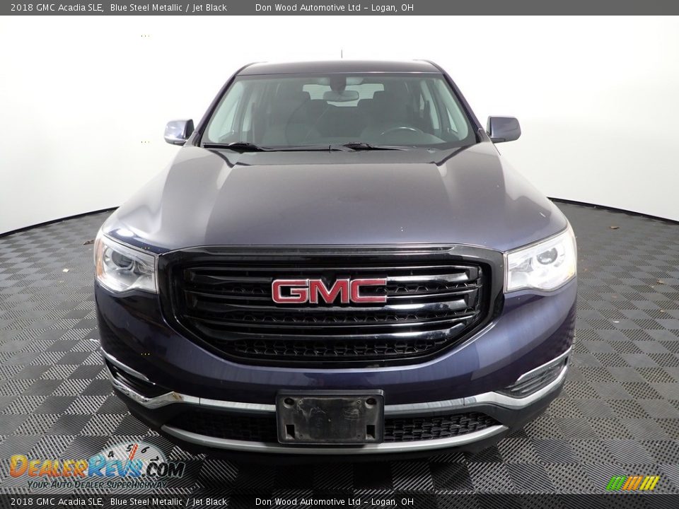 2018 GMC Acadia SLE Blue Steel Metallic / Jet Black Photo #6