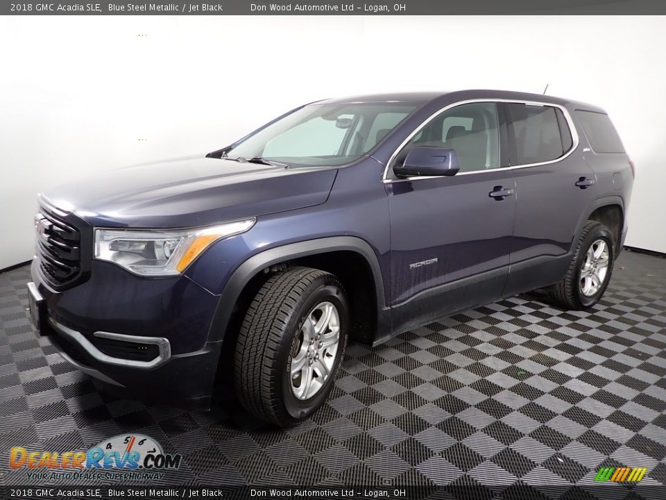 2018 GMC Acadia SLE Blue Steel Metallic / Jet Black Photo #9