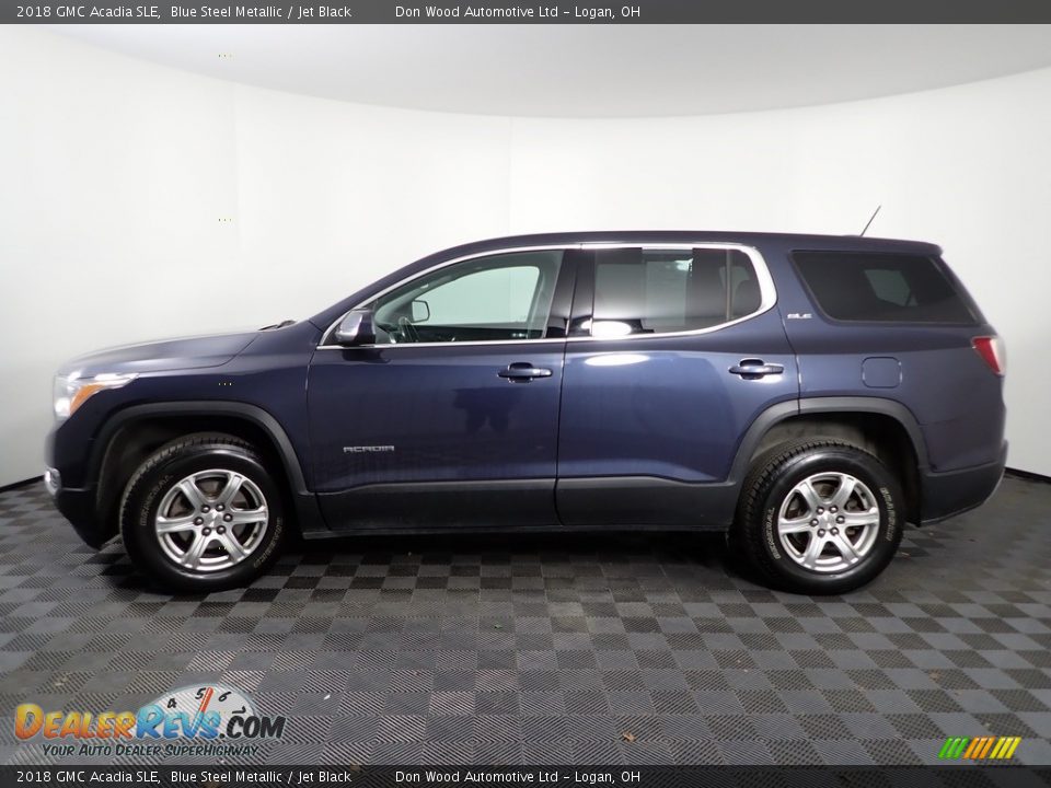 2018 GMC Acadia SLE Blue Steel Metallic / Jet Black Photo #10