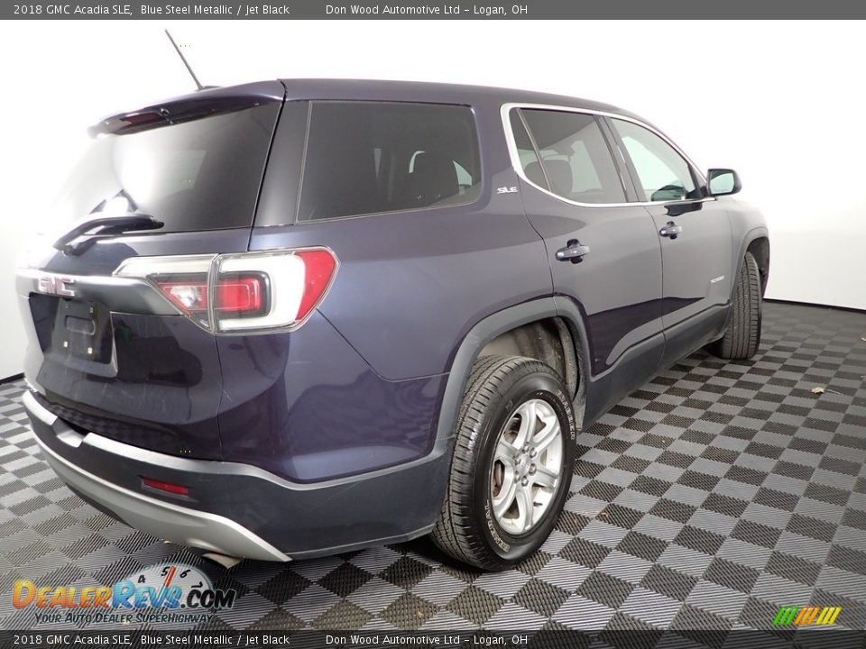 2018 GMC Acadia SLE Blue Steel Metallic / Jet Black Photo #11