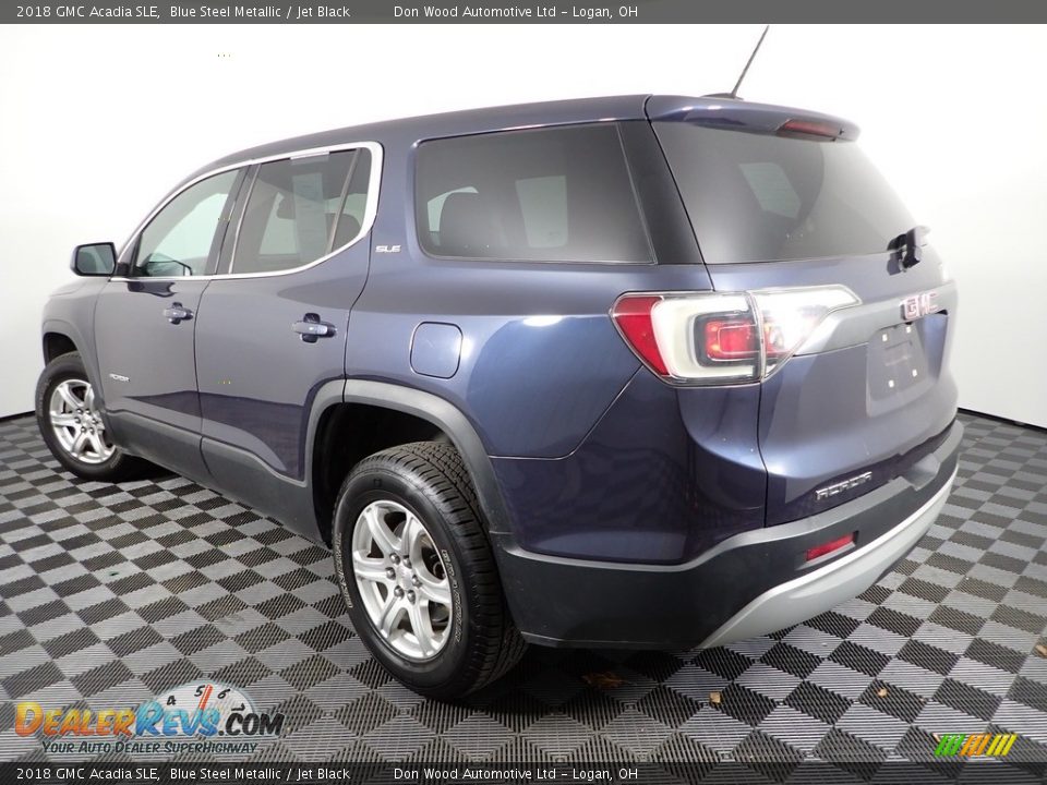 2018 GMC Acadia SLE Blue Steel Metallic / Jet Black Photo #12