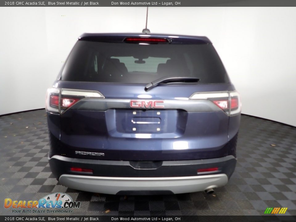 2018 GMC Acadia SLE Blue Steel Metallic / Jet Black Photo #13