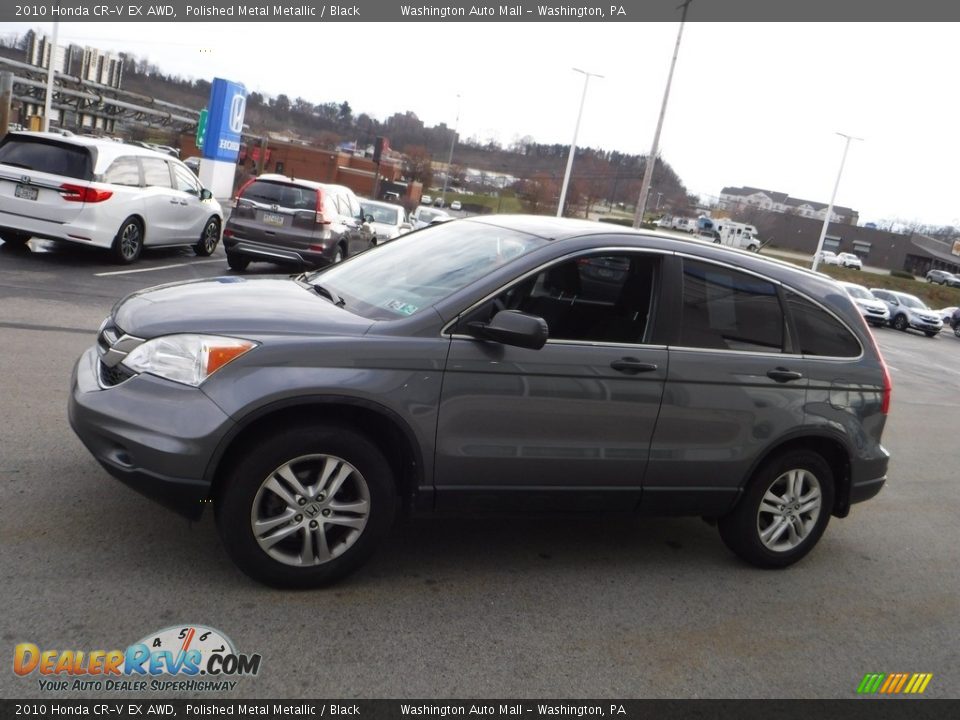 2010 Honda CR-V EX AWD Polished Metal Metallic / Black Photo #7