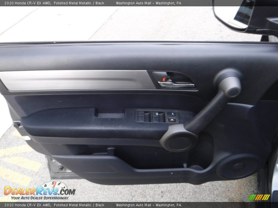2010 Honda CR-V EX AWD Polished Metal Metallic / Black Photo #12