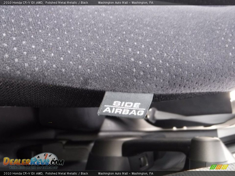 2010 Honda CR-V EX AWD Polished Metal Metallic / Black Photo #16