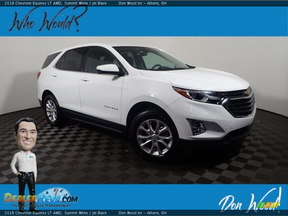2018 Chevrolet Equinox LT AWD Summit White / Jet Black Photo #1
