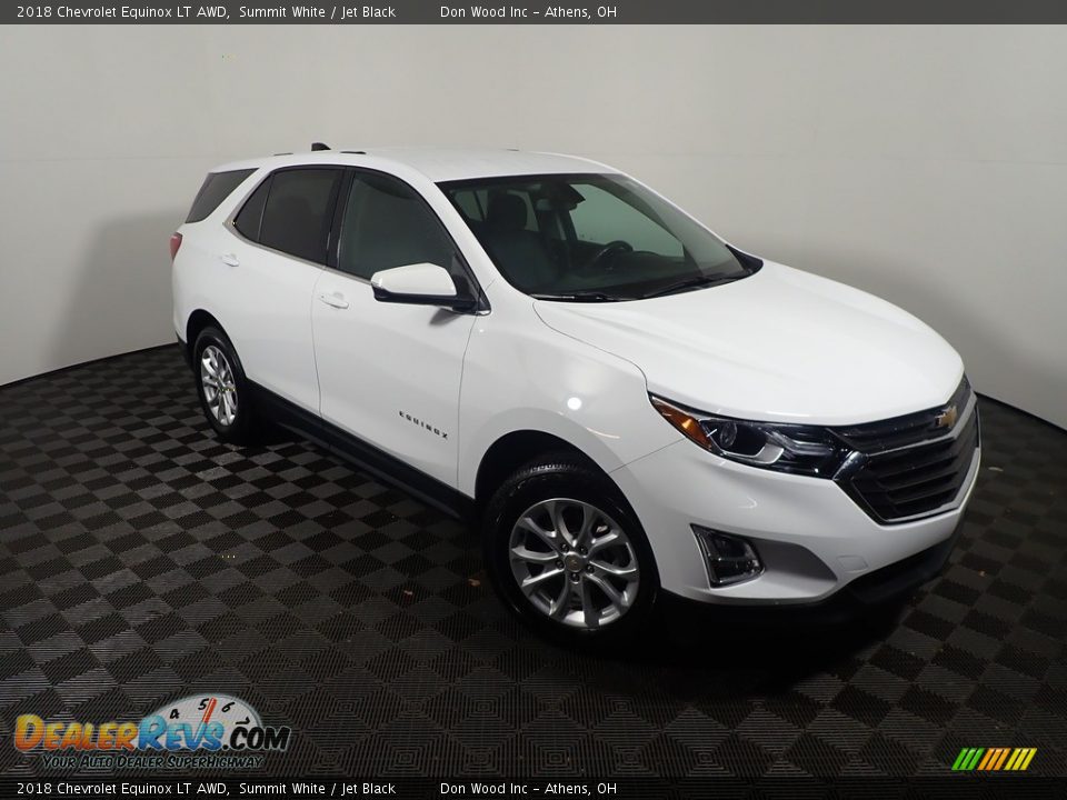 2018 Chevrolet Equinox LT AWD Summit White / Jet Black Photo #4