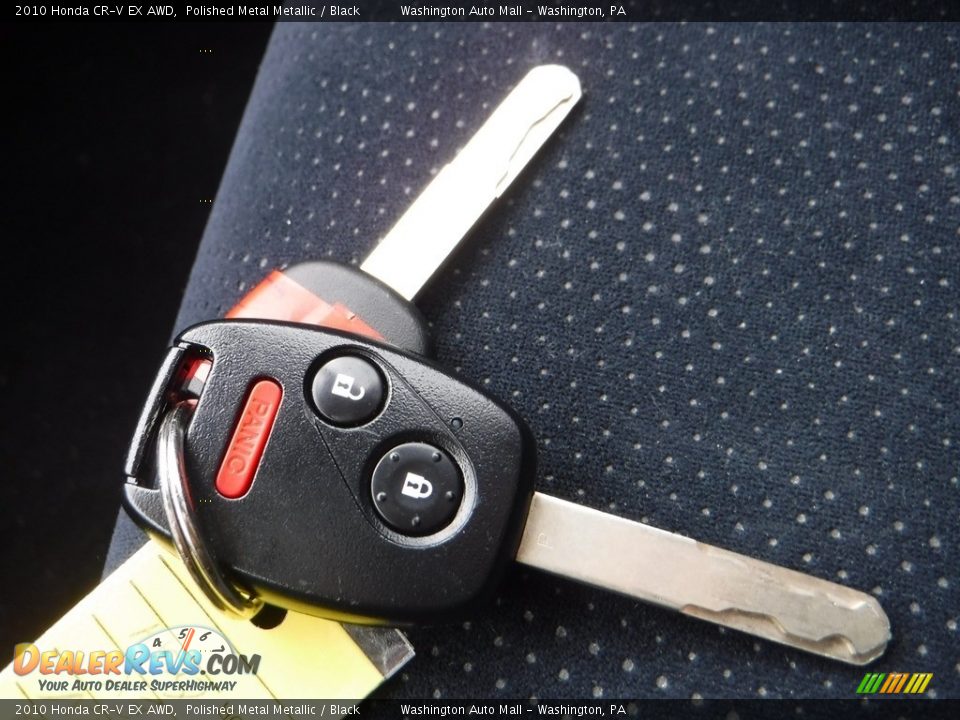 2010 Honda CR-V EX AWD Polished Metal Metallic / Black Photo #25