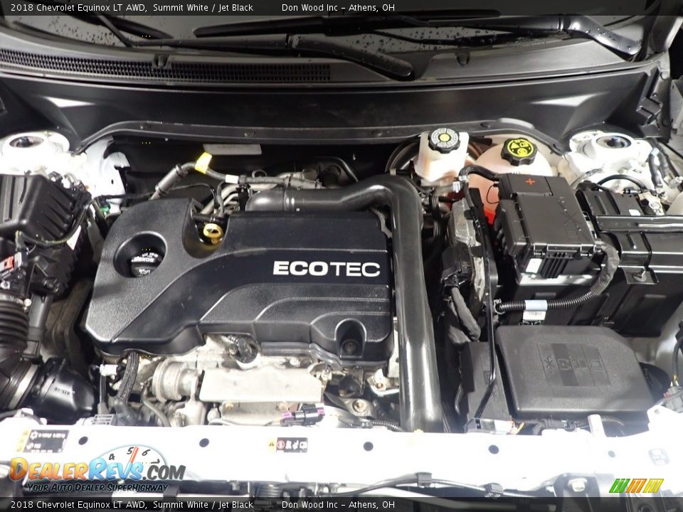 2018 Chevrolet Equinox LT AWD Summit White / Jet Black Photo #8