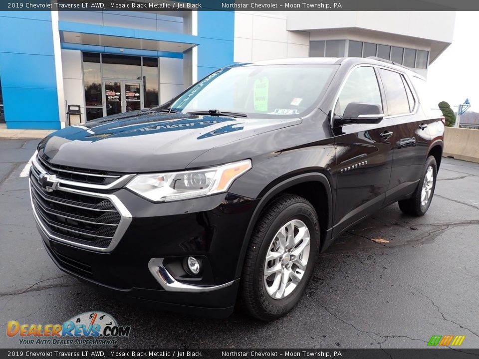 2019 Chevrolet Traverse LT AWD Mosaic Black Metallic / Jet Black Photo #2
