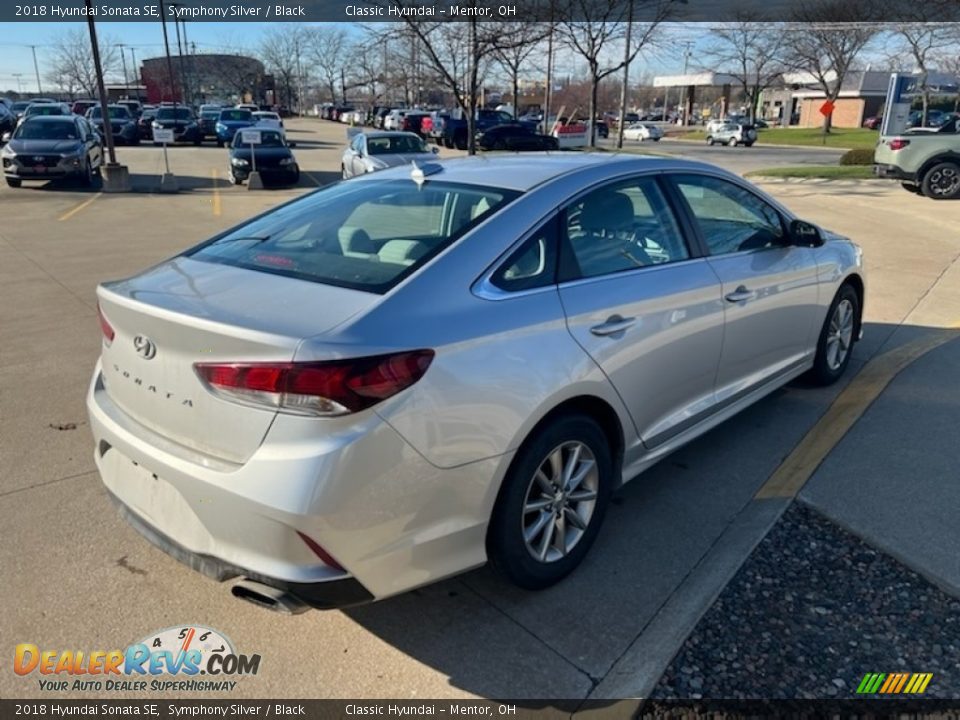2018 Hyundai Sonata SE Symphony Silver / Black Photo #2