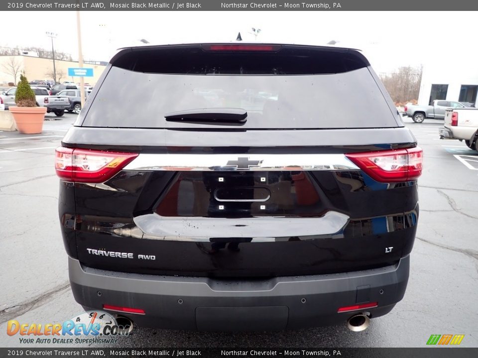 2019 Chevrolet Traverse LT AWD Mosaic Black Metallic / Jet Black Photo #6