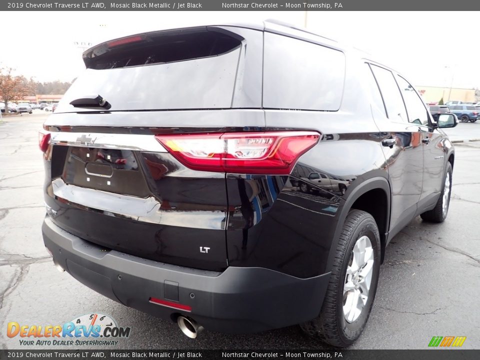 2019 Chevrolet Traverse LT AWD Mosaic Black Metallic / Jet Black Photo #8