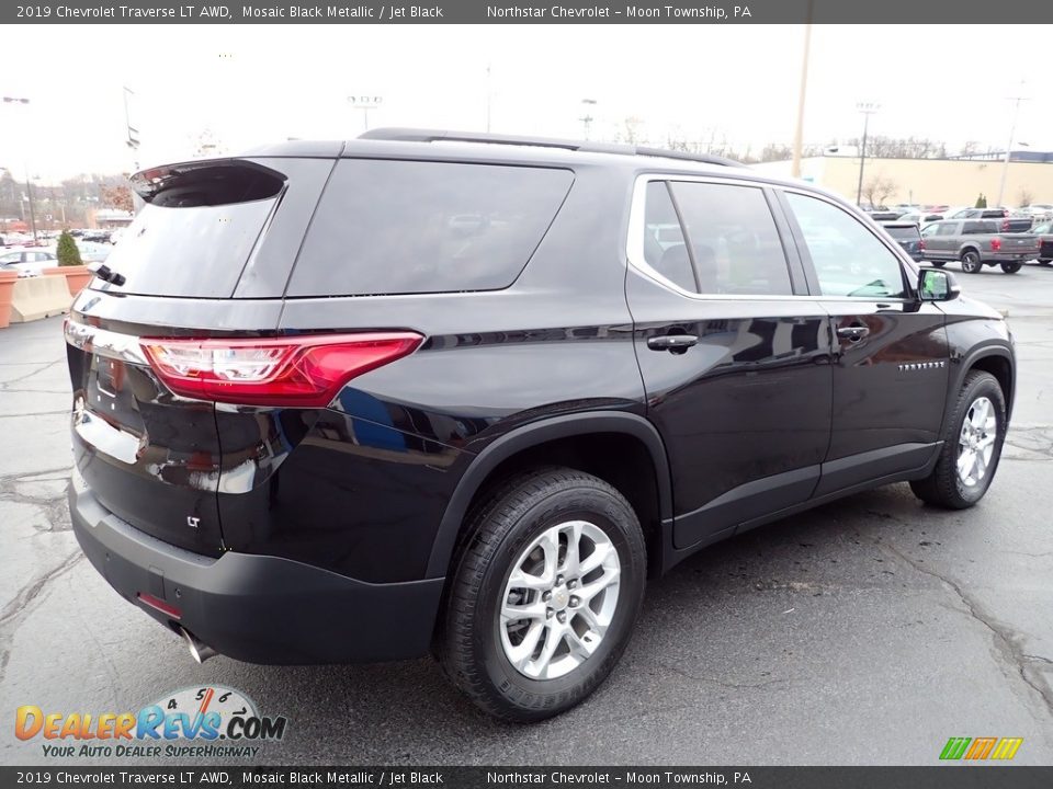 2019 Chevrolet Traverse LT AWD Mosaic Black Metallic / Jet Black Photo #9