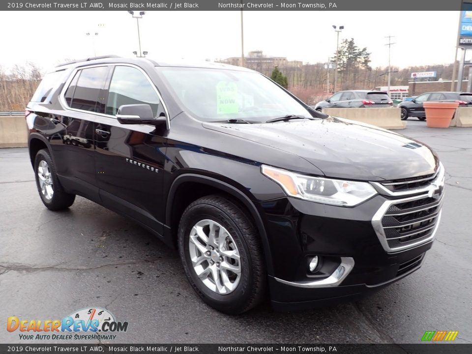 2019 Chevrolet Traverse LT AWD Mosaic Black Metallic / Jet Black Photo #11