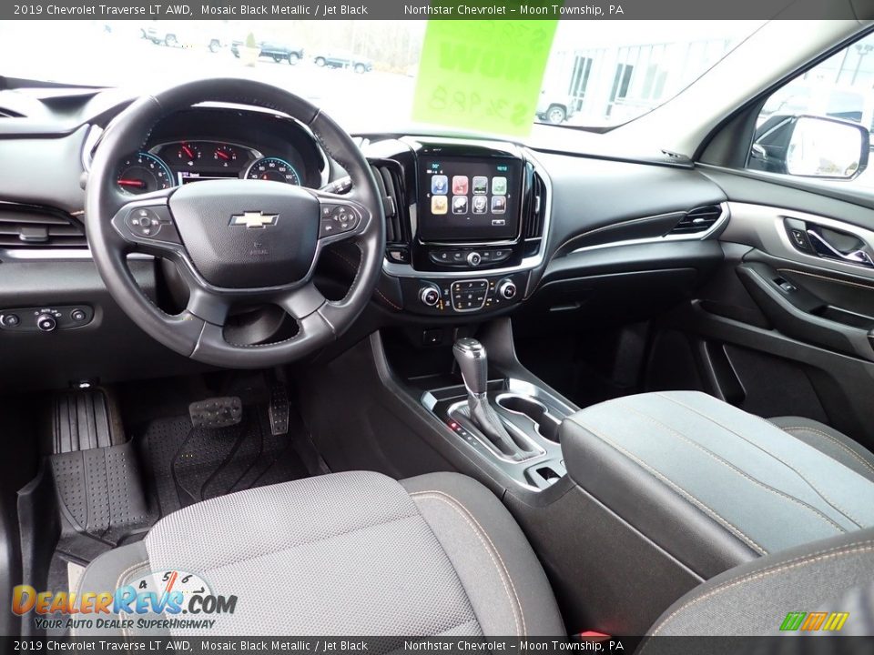 2019 Chevrolet Traverse LT AWD Mosaic Black Metallic / Jet Black Photo #22