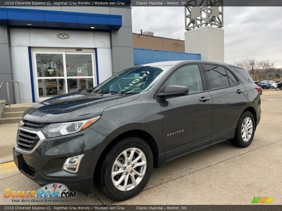 2019 Chevrolet Equinox LS Nightfall Gray Metallic / Medium Ash Gray Photo #1