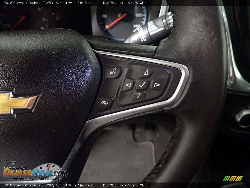 2018 Chevrolet Equinox LT AWD Summit White / Jet Black Photo #32