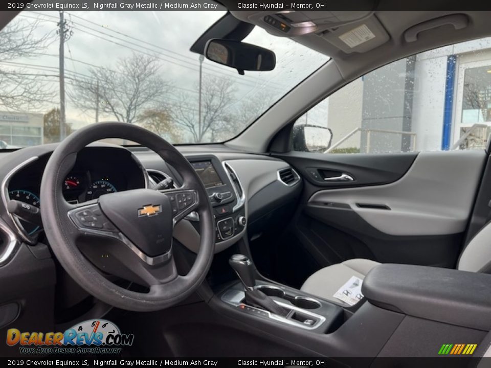 2019 Chevrolet Equinox LS Nightfall Gray Metallic / Medium Ash Gray Photo #3