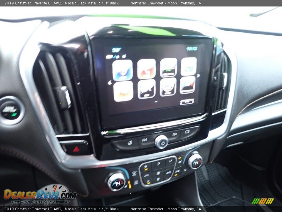 2019 Chevrolet Traverse LT AWD Mosaic Black Metallic / Jet Black Photo #27
