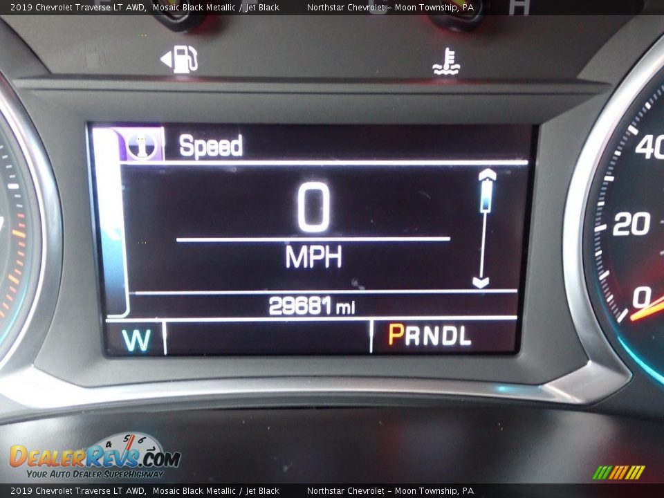 2019 Chevrolet Traverse LT AWD Mosaic Black Metallic / Jet Black Photo #29