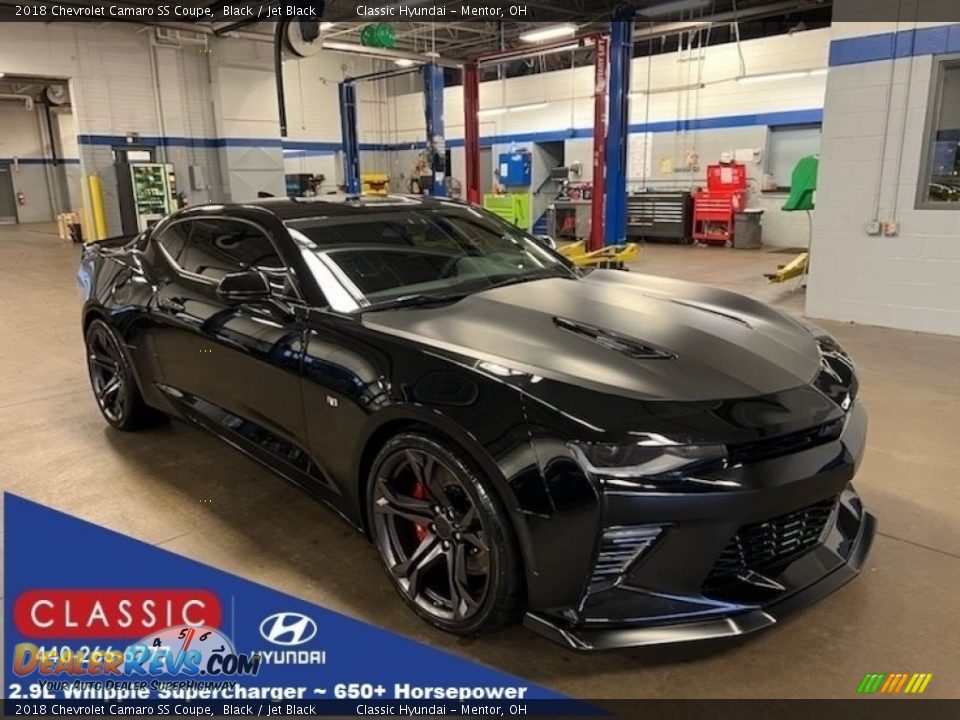 2018 Chevrolet Camaro SS Coupe Black / Jet Black Photo #1