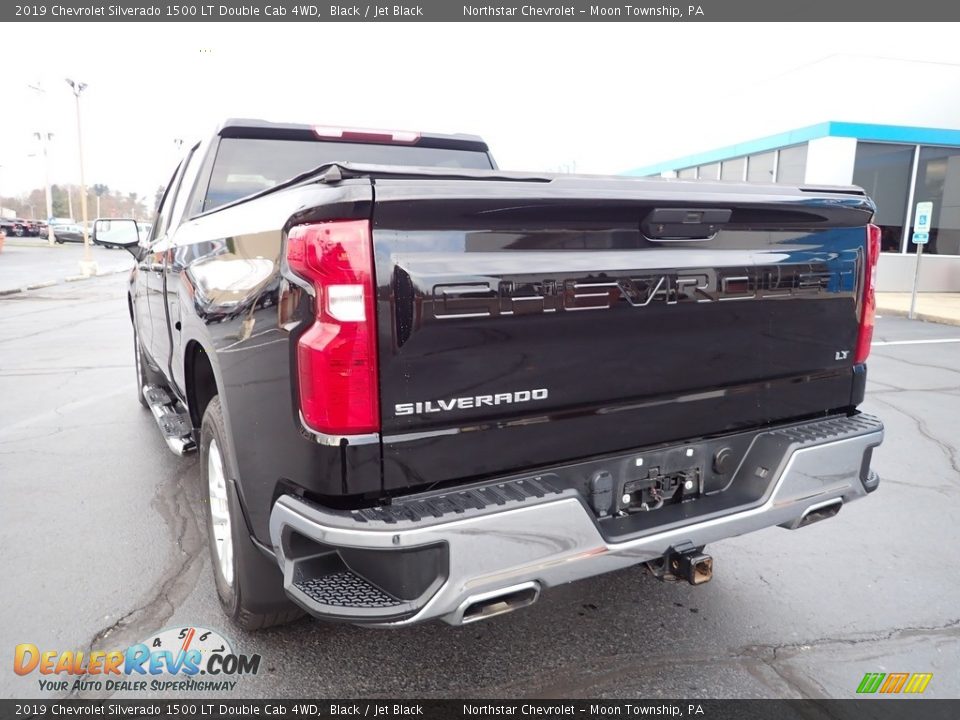 2019 Chevrolet Silverado 1500 LT Double Cab 4WD Black / Jet Black Photo #5