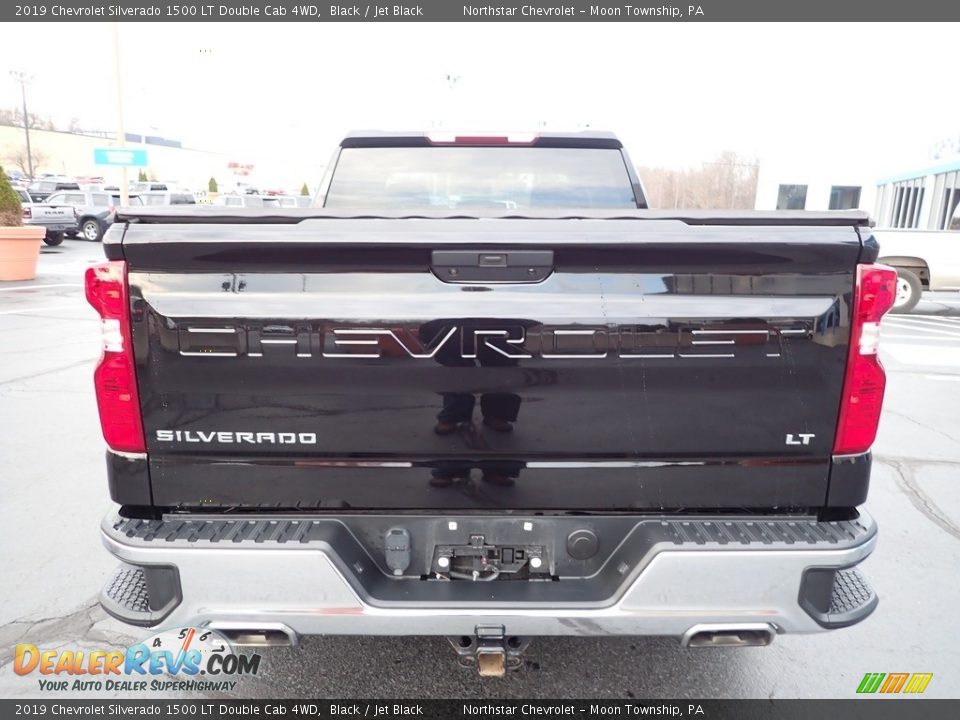 2019 Chevrolet Silverado 1500 LT Double Cab 4WD Black / Jet Black Photo #6