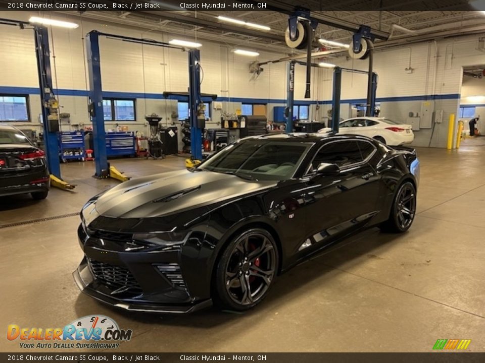 2018 Chevrolet Camaro SS Coupe Black / Jet Black Photo #9