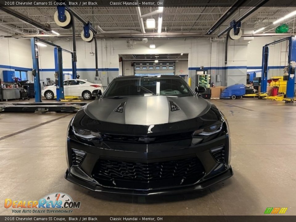 2018 Chevrolet Camaro SS Coupe Black / Jet Black Photo #10