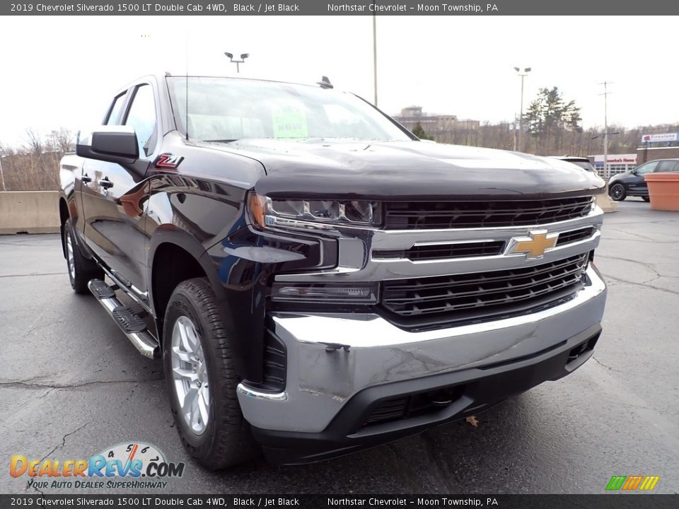 2019 Chevrolet Silverado 1500 LT Double Cab 4WD Black / Jet Black Photo #11