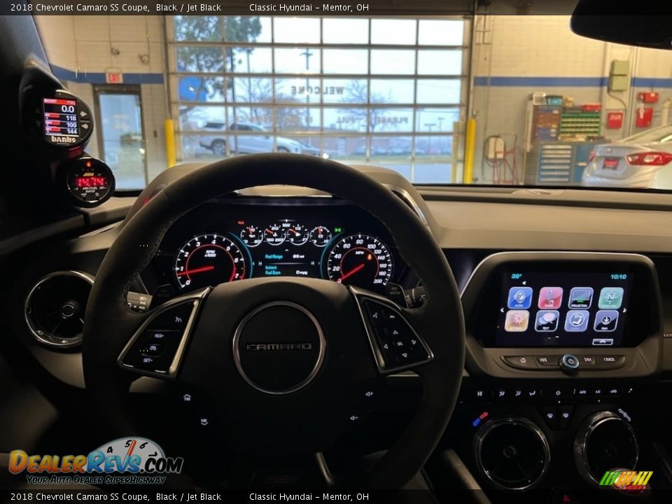 2018 Chevrolet Camaro SS Coupe Black / Jet Black Photo #16