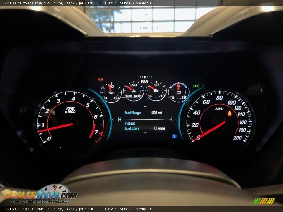 2018 Chevrolet Camaro SS Coupe Black / Jet Black Photo #18