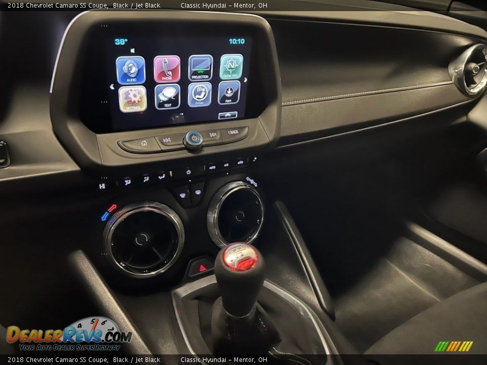 2018 Chevrolet Camaro SS Coupe Black / Jet Black Photo #20