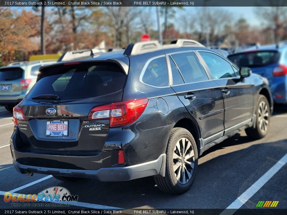 2017 Subaru Outback 2.5i Limited Crystal Black Silica / Slate Black Photo #2