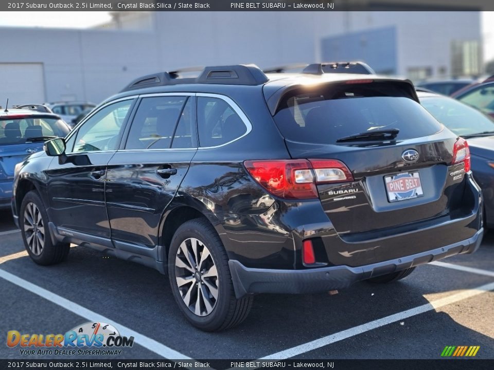 2017 Subaru Outback 2.5i Limited Crystal Black Silica / Slate Black Photo #4