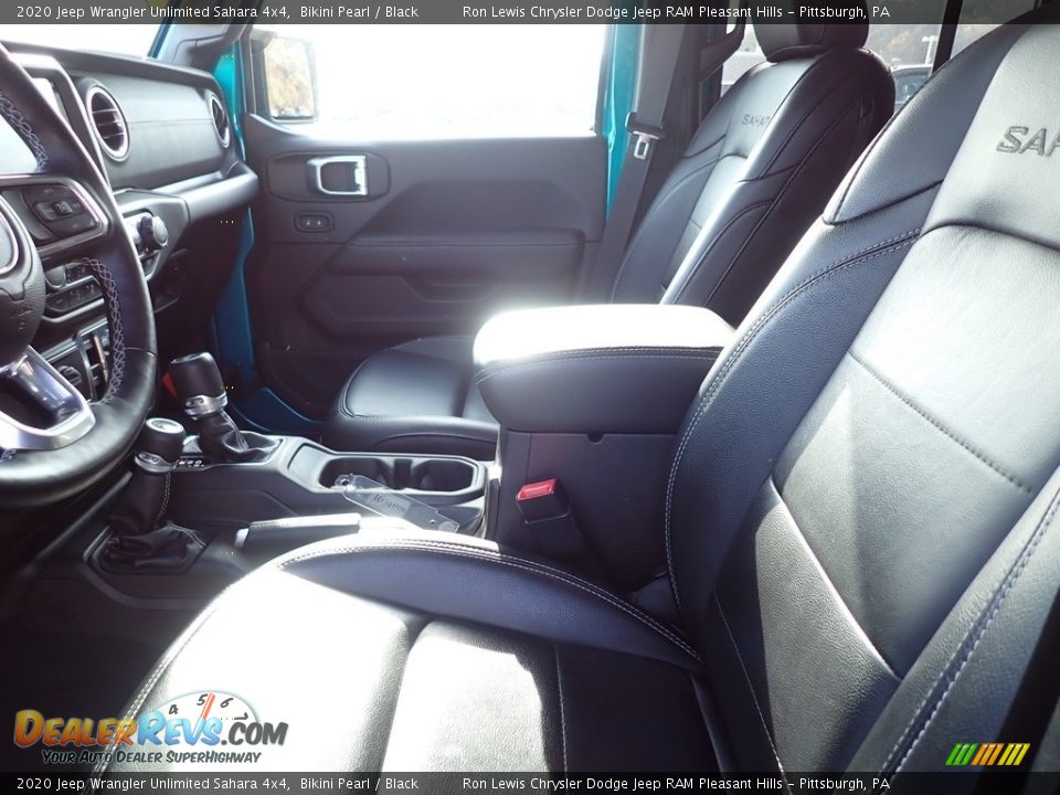 2020 Jeep Wrangler Unlimited Sahara 4x4 Bikini Pearl / Black Photo #11
