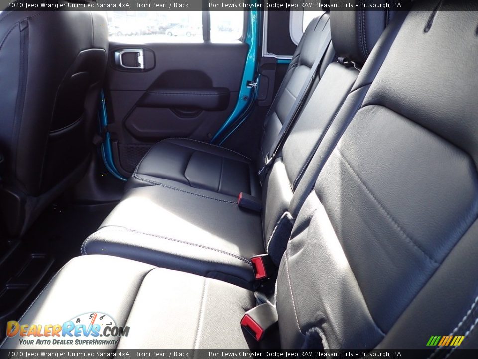 2020 Jeep Wrangler Unlimited Sahara 4x4 Bikini Pearl / Black Photo #12