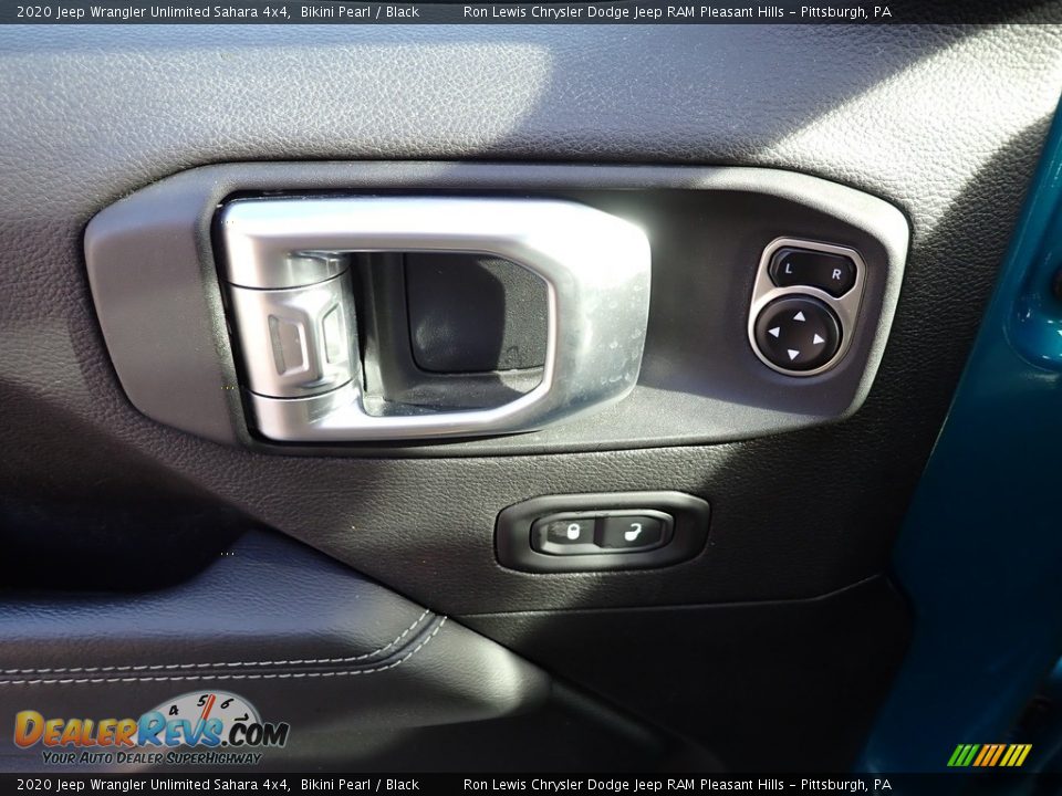 2020 Jeep Wrangler Unlimited Sahara 4x4 Bikini Pearl / Black Photo #14