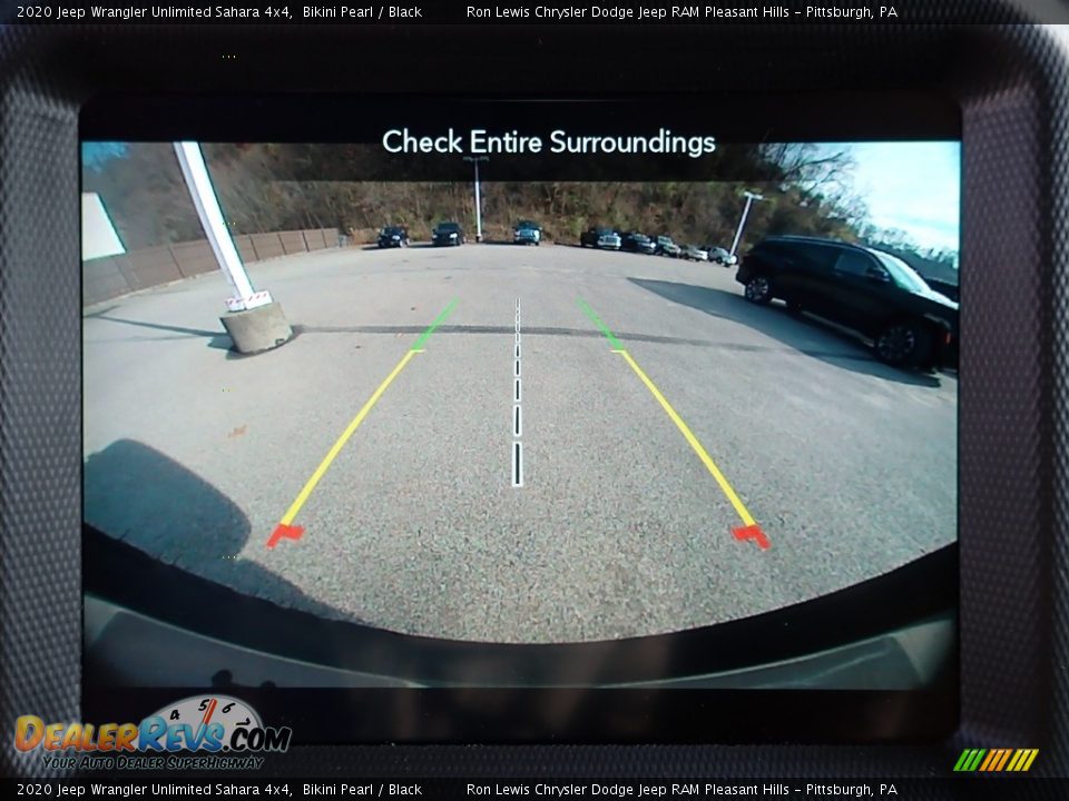 2020 Jeep Wrangler Unlimited Sahara 4x4 Bikini Pearl / Black Photo #17