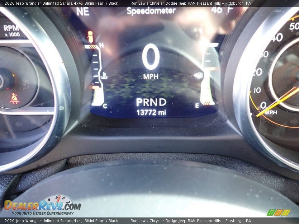 2020 Jeep Wrangler Unlimited Sahara 4x4 Bikini Pearl / Black Photo #20