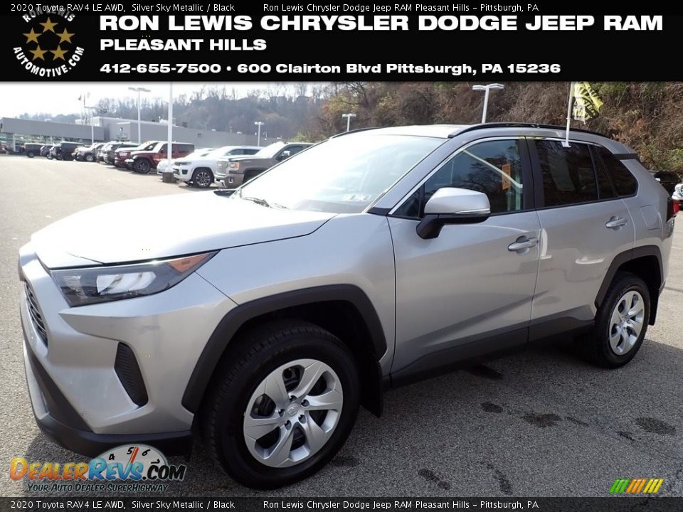2020 Toyota RAV4 LE AWD Silver Sky Metallic / Black Photo #1