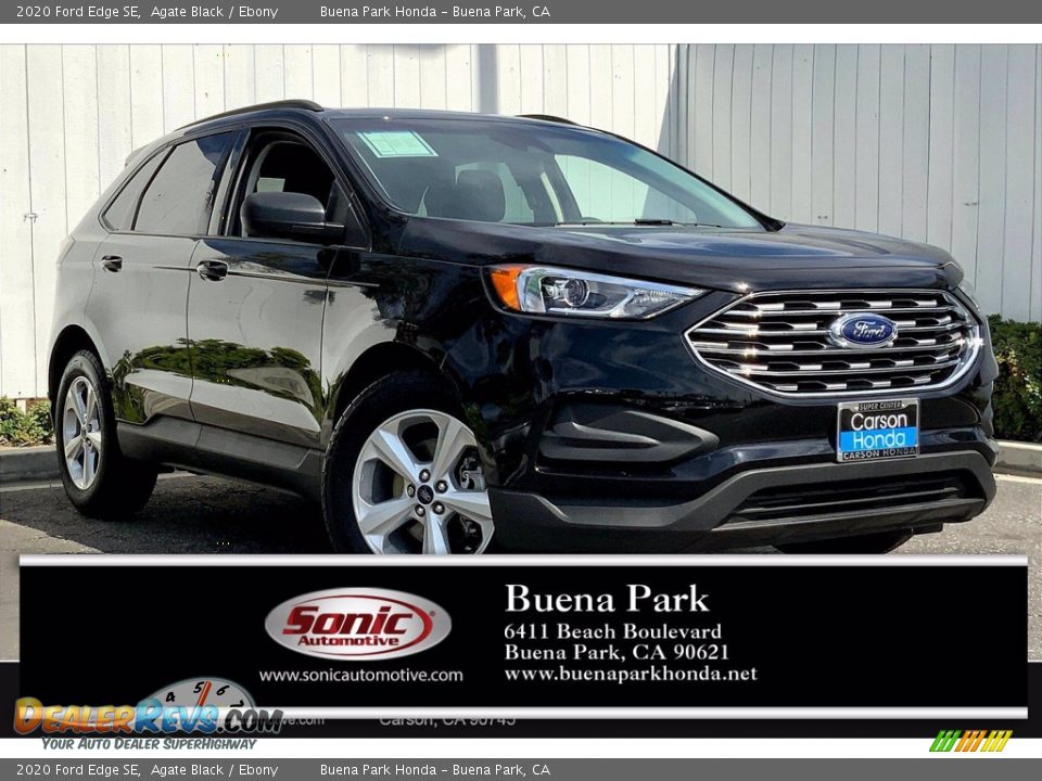 2020 Ford Edge SE Agate Black / Ebony Photo #1