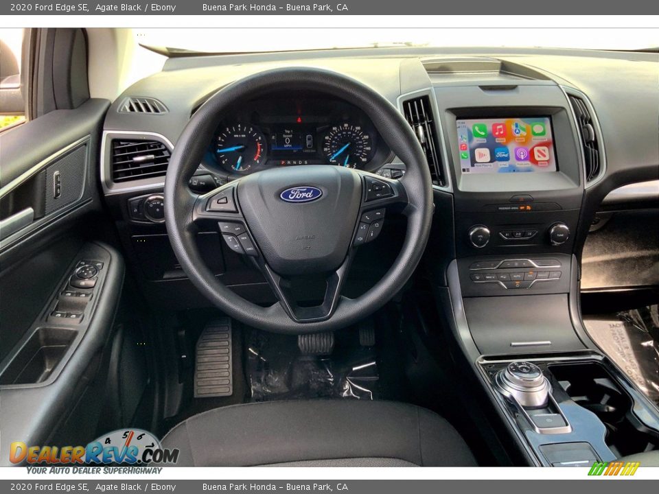 2020 Ford Edge SE Agate Black / Ebony Photo #6