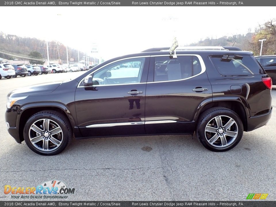 2018 GMC Acadia Denali AWD Ebony Twilight Metallic / Cocoa/Shale Photo #2