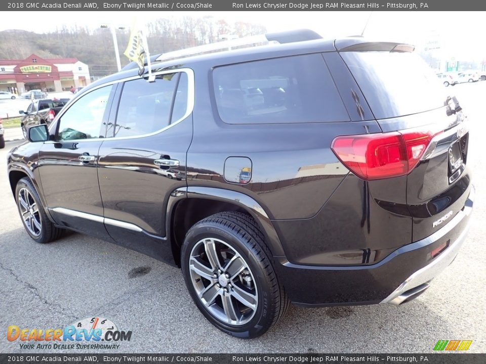 2018 GMC Acadia Denali AWD Ebony Twilight Metallic / Cocoa/Shale Photo #3
