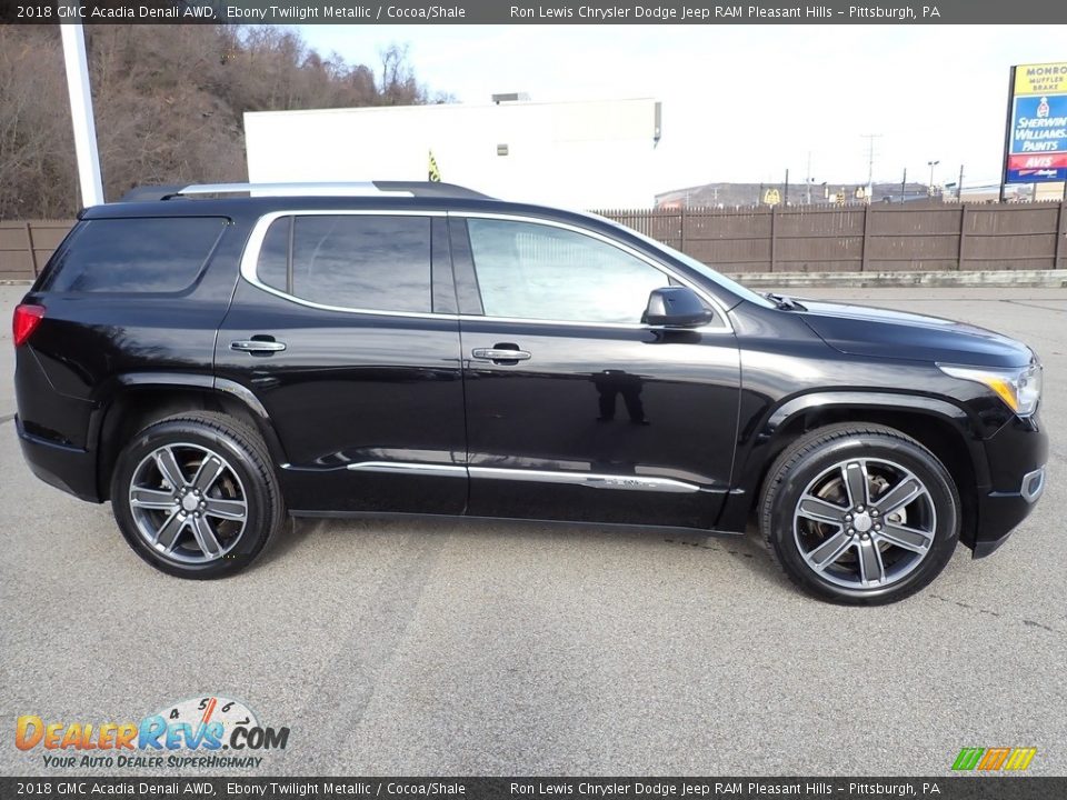 2018 GMC Acadia Denali AWD Ebony Twilight Metallic / Cocoa/Shale Photo #7